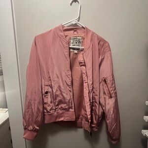 Pink Bomber Jacket
